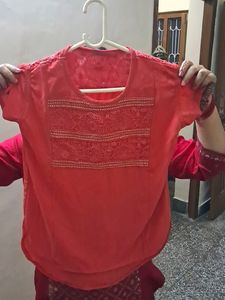 Red Colour Top