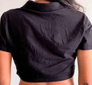 2 Black Cropped Top