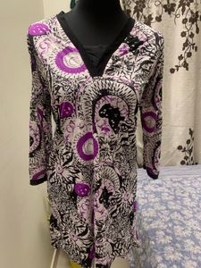 Patterned Casual Dress