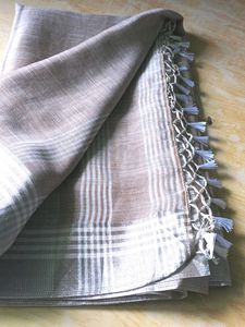 Elegant Kakki Linen Saree