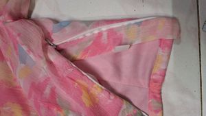 pink Floral Crop Top