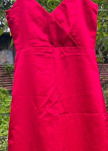 red bodycon