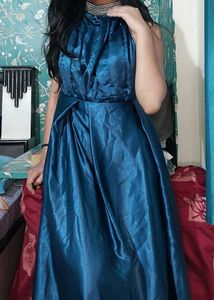 Elegant Blue Gown Dress