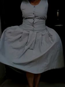 Vintage Style Midi Dress
