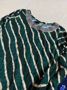 Pack Of 3 Kurti Combo Ethnic Dress Bundle - Size M