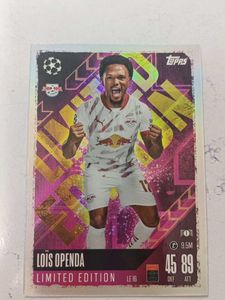 Match Attax Cards One Signed And Limited Edition