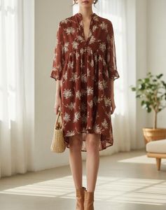 Floral Print Midi Dress