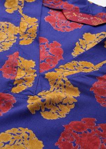 Floral Print Flared Sleeve Kurta With Trouser
