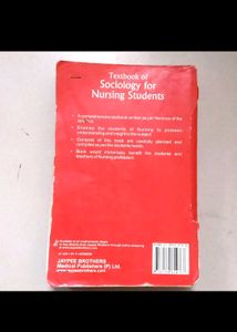 Sociology Textbook For Nurses