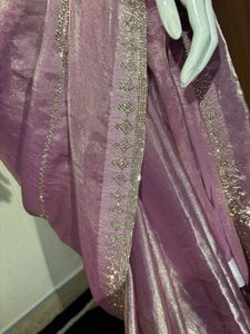 Elegant Lavender Saree