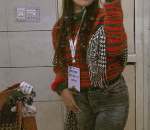 Striped Turtleneck Sweater