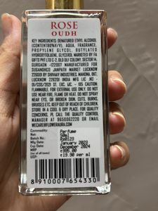 Rose Oudh Natural Oil Fragrance