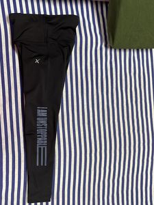 Hrx Women Black Printed Tights