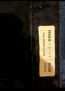 Black Wash Cargo Jeans