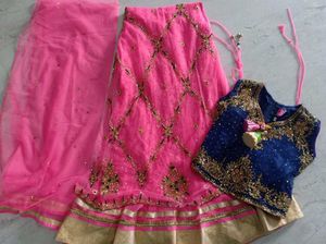 Ghagra Choli Rose