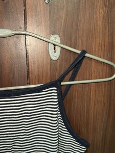 Striped Cropped Tank Top