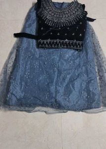 Elegant Blue Lehenga Choli Set