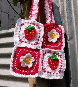 Crochet Square ⬜ Bag