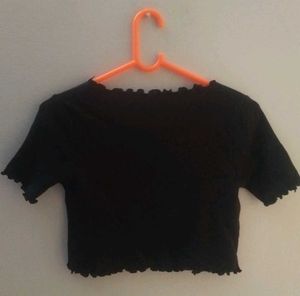Black Crop Top