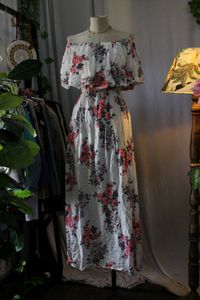 Floral Off-Shoulder Dress