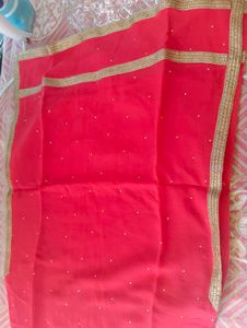 Georgette Pant Suit With Pure Dupatta