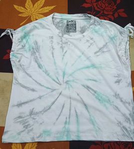 A Tie-Dye White Top