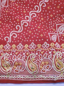Red Printed Kurti And Pant Set