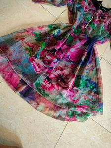 Floweral Short Dress /Kurti 🌺🎀🍁☘️🌻