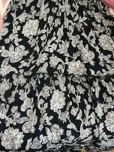 Floral Print Tiered Maxi Dress