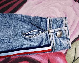 Striped Denim Jacket