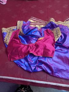 Mirror Work Saree With Streched Blouse,  Xl , It&#39;s