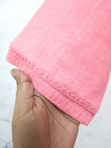 Lucknow Chikankari Embroidered Pink Kurta