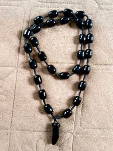 Black Beaded Necklace