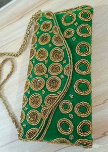 Ethnic embroidery sling bag