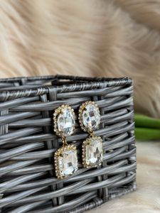 Statement Crystal Drop Earrings