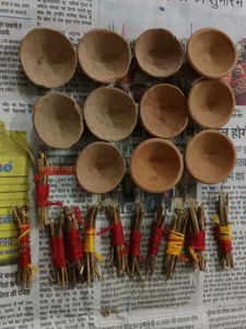 Tulsi Sticks Wati Or Diyas And Seeds