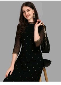 New Black Kurta Set
