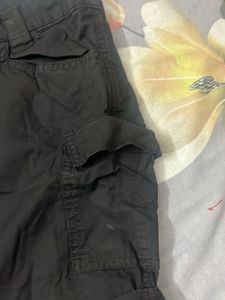 Black Cargo Shorts