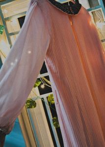 Peach Midi Dress