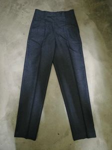 Grey Pleated Trousers