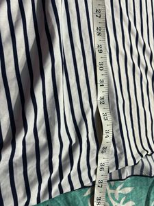 Striped Hem Midi Dress