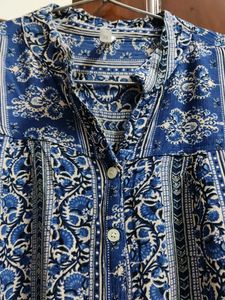 Navy Short Maternity Kurta