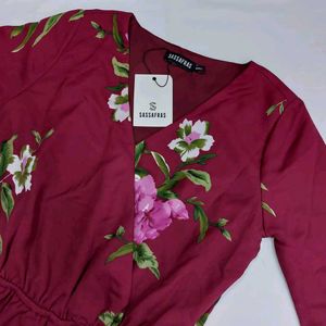 Floral Print Romper