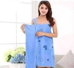 Multicolor Free Size Bath Robe For Women