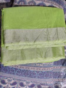 Linen Saree Plain