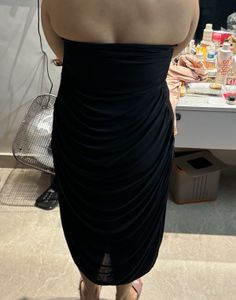 Tube Dress With Lace On Side