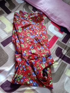Floral Print Kurta