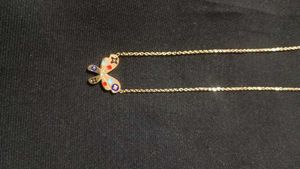 Butterfly Pendant Necklace  Anti tarnish beautiful