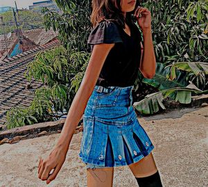 Denim Skirt (🎀✨Mini ).