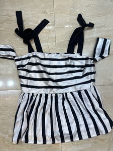 Satin Knot Top